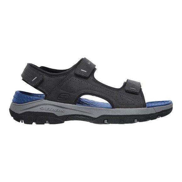 Skechers® Relaxed Fit Tresmen Garo Men\'s size 13 Sandals Black Vegan NEW in Box main image 4